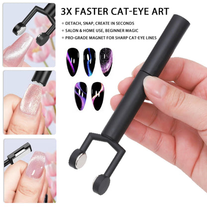 3in1 Y Shape Cat Eye Nail Magnet Stick.