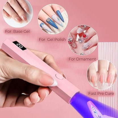 Portable USB Pen Style UV LED Nail Lamp – Gel Polish Curing Light