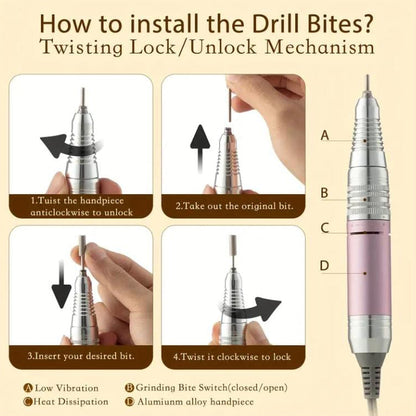 Professional Electric Nail Drill Machine