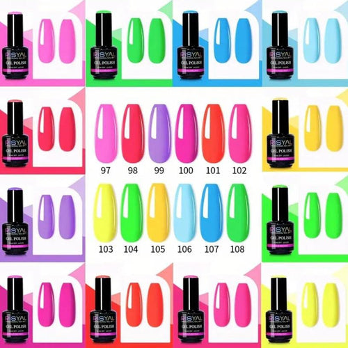 RIYSAL 60 Color Gel Nail Polish Set (7.3 ml - RL2239)