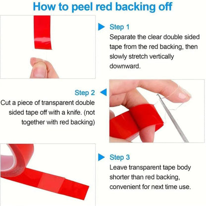 Clear Transparent Double Sided Adhesive Nail Tape