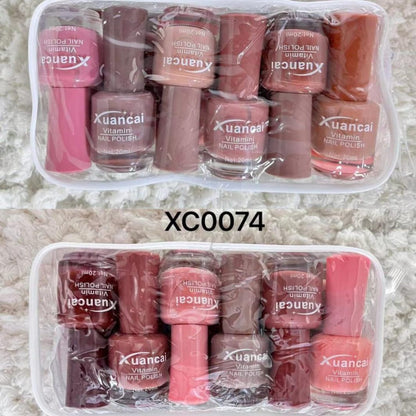 Mode Love Vitamin Nail Polishes (Pack of 12)