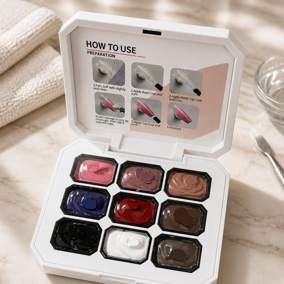 Gradient Ombre Nail Gel Kit Each.