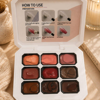 Gradient Ombre Nail Gel Kit Each.