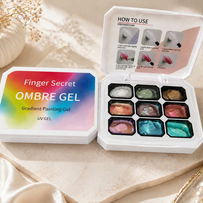 Gradient Ombre Nail Gel Kit Each.
