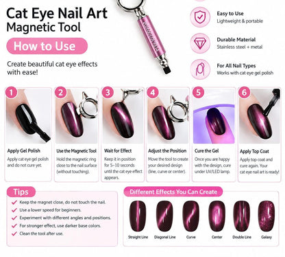 Cat Eye Nail Art Magnetic Tool.