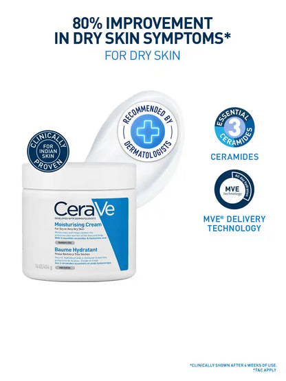 CeraVe Moisturizing Cream for Face and Body 340g