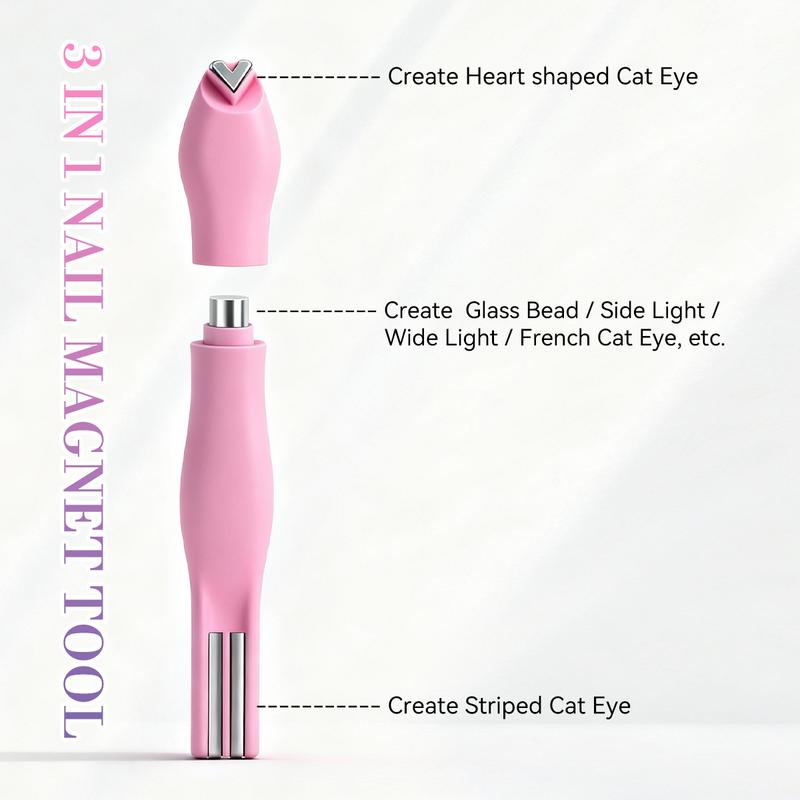 3-in-1 Magnetic Nail Art Pen.