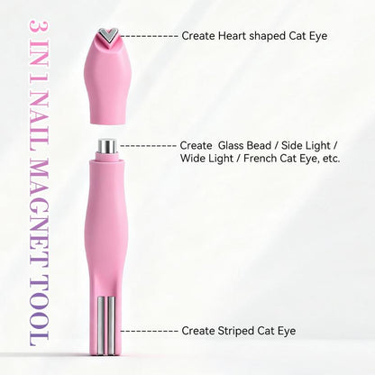 3-in-1 Magnetic Nail Art Pen.