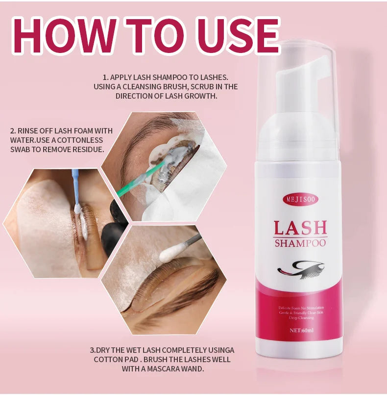 Mejisoo Lash Shampoo – 60ml