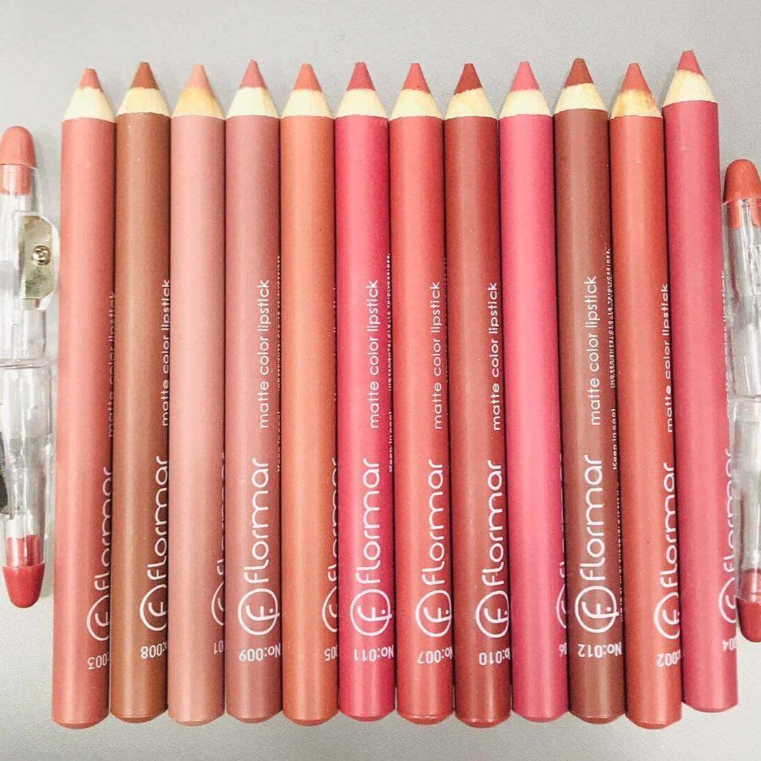 Flormar Pack of 12 Lip_Pencils