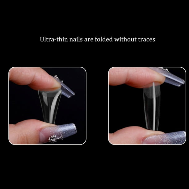 550 Medium COFFIN Soft Gel Tips.