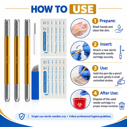 Professional Microblading Manual Pen Kit