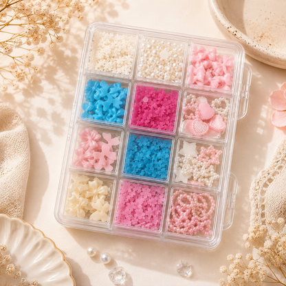 Nail Charms & Rhinestones accessories.