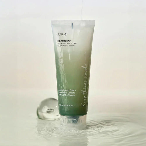 ANUA Heartleaf Succinic Moisture Cleansing Foam (150ml)