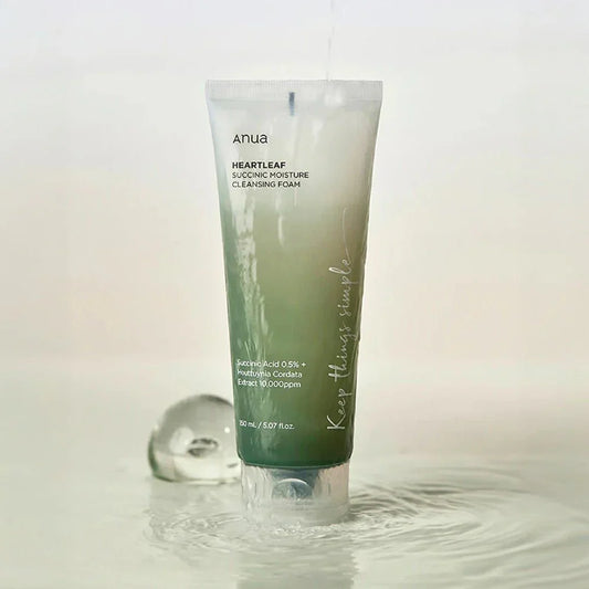 ANUA Heartleaf Succinic Moisture Cleansing Foam (150ml)