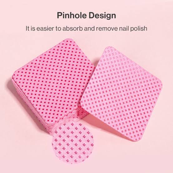 100 pcs lint free wipes_Pink