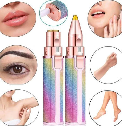 2-in-1 Eyebrow Trimmer & Facial Hair Remover